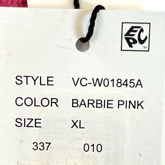 NWT Vigoss Sweater Womens XL Barbie Pink Leopard Print Knit Pullover Long Sleeve - Picture 7 of 15